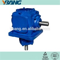 Shafts Right Angle Gearbox Speed Reduction Ratio 1:1